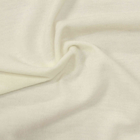 Polyester Viscose Stretch Chunky Knit Fabric, 194 gsm, 150 cm — Beige