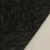 Polyester Chunky Knit Fabric, 190 gsm, 165 cm — Black — photo 2