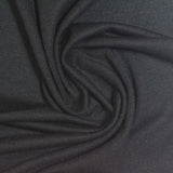 Viscose Stretch Jersey Knit Fabric, 200 gsm, 150 cm — Black — photo 2