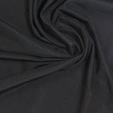 Nylon Stretch Interlock Knit Fabric, 85 gsm, 170 cm — Black — photo 2