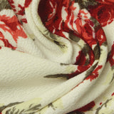 Red Roses Knit, Polyester — photo 2