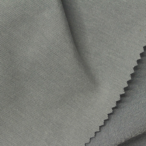 Blue-Grey Marl Interlock Knit, Polyester
