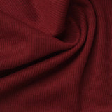 Polyester Cotton Stretch Rib Knit Fabric, 286 gsm, 128 cm — Red — photo 2