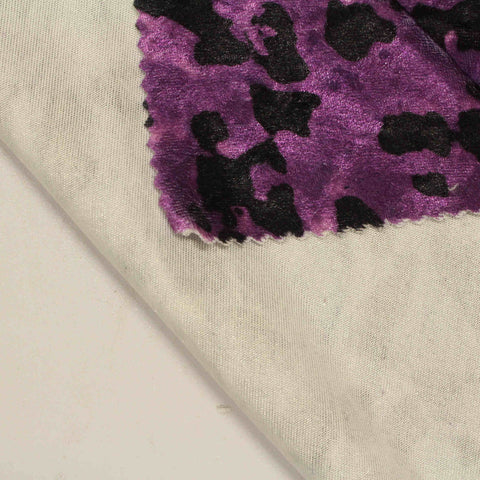 Black Leopard Knit, Polyester, 230 gsm, 150 cm, ref EF-206671