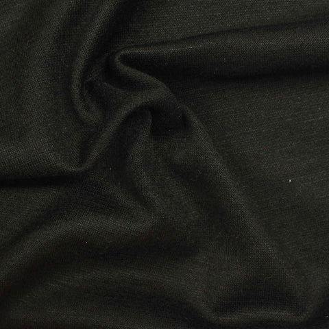 Black Jersey Knit, Viscose