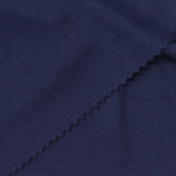 Washed Viscose Polyester Piqué Knit Fabric, 210 gsm, 155 cm — Navy — photo 2
