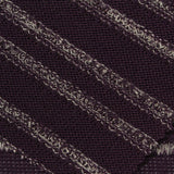 Light Grey Horizontal-Stripe Chunky Knit, Viscose — photo 2