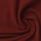 Brushed Polyester Stretch Corduroy Fabric, 320 gsm, 152 cm — Red — photo 2