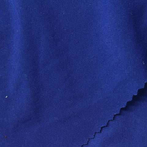 Polyester Stretch Milk Silk Knit Fabric, 230 gsm, 180 cm — Blue
