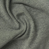 Heather Grey Marl Rib Knit, Cotton-Poly — photo 2