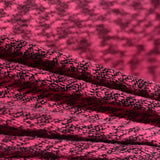 Bright Pink Marl Knit, Cotton-Poly — photo 2