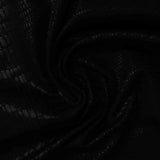 Polyester Stretch Jersey Knit Fabric, 146 gsm, 150 cm — Black — photo 2