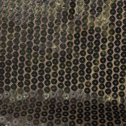 Silver Sequin Mesh, Polyester