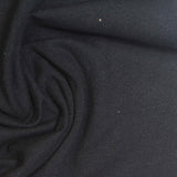 Cotton Stretch Jersey Knit Fabric, 150 gsm, 180 cm — Black — photo 2