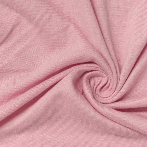 Polyester Stretch Milk Silk Knit Fabric, 122 gsm, 144 cm — Pink