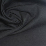 Polyester Cotton Jersey Knit Fabric, 195 gsm, 167 cm — Black — photo 2
