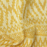 Yellow Zigzag Jersey Knit, Polyester — photo 2