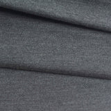 Polyester Modal Stretch Scuba Knit Fabric, 350 gsm, 180 cm — Grey — photo 2