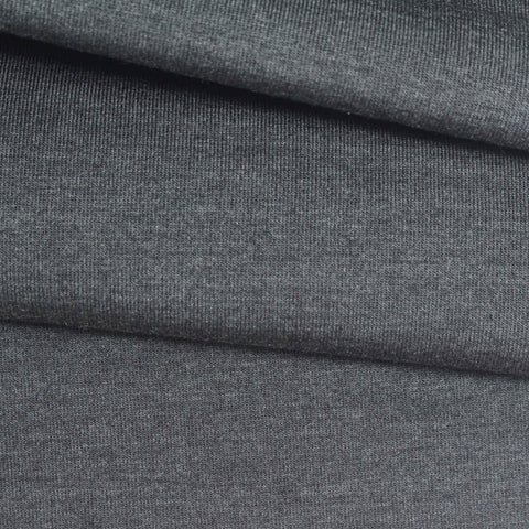 Polyester Modal Stretch Scuba Knit Fabric, 350 gsm, 180 cm — Grey