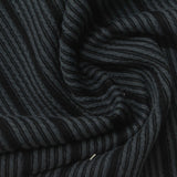 Black Stripes Knit, Polyester — photo 2