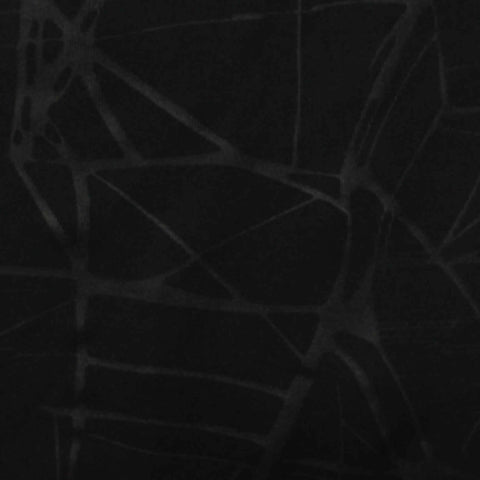 Printed Polyester Stretch Knit Fabric, 260 gsm, 155 cm — Black