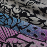 Purple Roses Knit, Cotton-Poly — photo 2