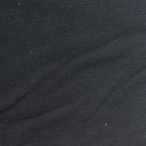 Dark Grey Marl Rib Knit, Polyester, 340 gsm, 180 cm