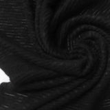 Viscose Stretch Chunky Knit Fabric, 143 gsm, 135 cm — Black — photo 2