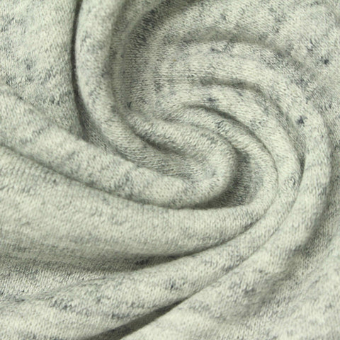 Light Grey Marl French Terry, Cotton, 208 gsm, 170 cm
