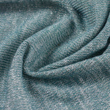 Light Blue Marl Chunky Knit, Poly-Viscose — photo 2