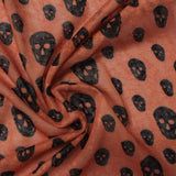 Black Skulls Knit, Polyester — photo 2