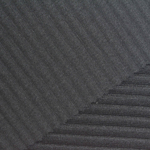 Polyester Stretch Knit Fabric, 330 gsm, 160 cm — Grey