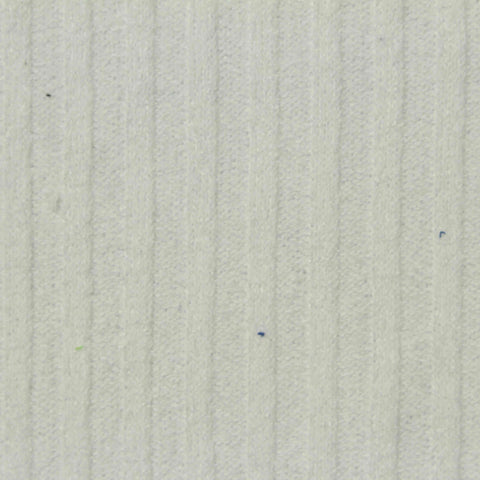 Polyester Stretch Rib Knit Fabric, 282 gsm, 159 cm — White