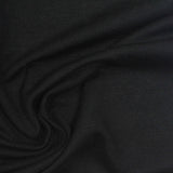 Viscose Polyester Stretch Jersey Knit Fabric, 220 gsm, 170 cm — Black — photo 2