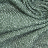 Green Marl Rib Knit, Viscose-Poly — photo 2