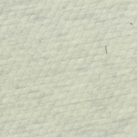 Jacquard Polyester Stretch Knit Fabric, 300 gsm, 180 cm — White