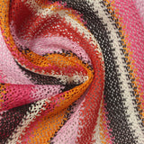 Multicolor Vertical-Stripe Lace, Polyester — photo 2