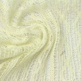Polyester Cotton Lace Fabric, 140 gsm, 145 cm — Yellow — photo 2