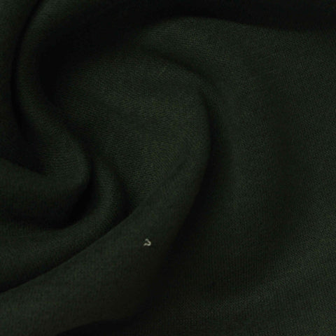 Brushed Cotton Polyester French Terry Fabric, 260 gsm, 170 cm — Green, ref EF-266275