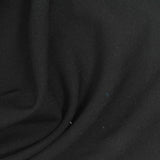 Polyester Viscose Stretch Woven Fabric, 240 gsm, 145 cm — Black — photo 2
