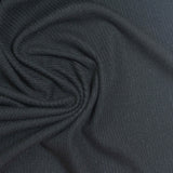 Tencel Lyocell Stretch Rib Knit Fabric, 200 gsm, 158 cm — Navy — photo 2