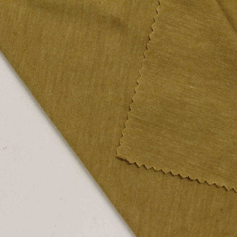 Jersey Knit Fabric, 140 gsm, 165 cm — Khaki