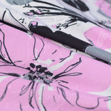 Pink Floral Jacquard, Polyester — photo 2