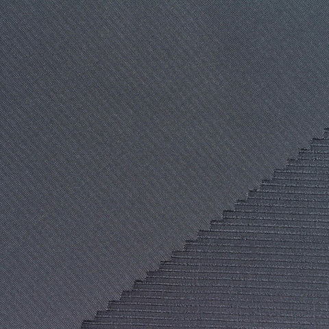 Striped Nylon Stretch Warp Knit Fabric, 220 gsm, 150 cm — Navy