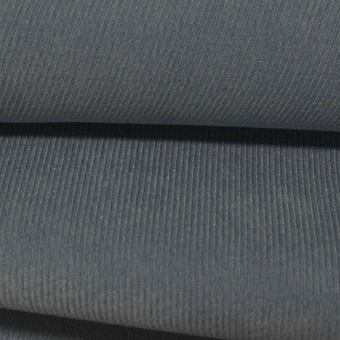 Brushed Polyester Stretch Twill Fabric, 270 gsm — Grey, ref EF-232418
