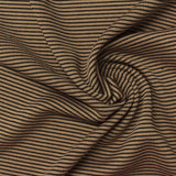 Black Horizontal-Stripe Chunky Knit, Polyester — photo 2