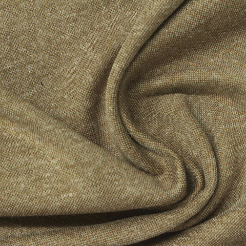 Brown Marl Interlock Knit, Poly-Tencel Lyocell