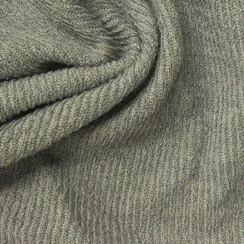 Grey Marl Chunky Knit, Polyester, 264 gsm
