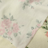 Pink Leaves Chunky Knit, Viscose-Poly — photo 2