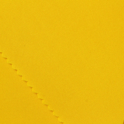 Polyester Stretch Scuba Knit Fabric, 290 gsm, 170 cm — Yellow